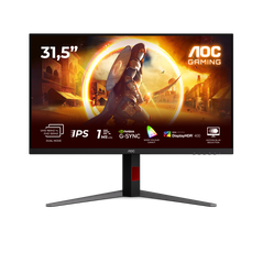 Monitor aoc 31.5" u32g4u, diagonal (inch): 31.5, diagonal (cm): 80, aspect ratio: 16:9, panel: fast ips, resolution: 3840x2160, refresh rate: 160hz, response time gtg: 1ms, response time mprt: 0.5ms, brightness (max): 450 cd/m², contrast (static) : 1000:1,  Monitoare LED | electropc.ro
