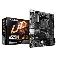 Gigabyte a520m h argb. processor manufacturer: amd, processor socket: socket am4, compatible processor series: amd ryzen 3000 series, amd ryzen 4000 series, amd ryzen 5000 series, amd ryzen pro 3000 series,.... supported memory types: ddr4-sdram, maximum ,  Placi de baza | electropc.ro