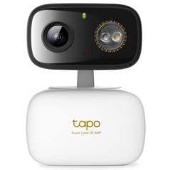 Indoor/outdoor pan/tilt security wi-fi camera spec:3k 5mp (2880x1620), 2.4 ghz, horizontal 360º feature: pan/tilt, smart ai detection and notifications (motion, people, pets, cars), motion tracking, sound and light alarm, remote control, two-way audio, vo,  Camere supraveghere IP | electropc.ro