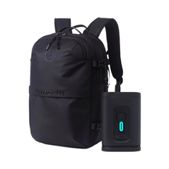 Lemontti rucsac smart premium cu vacuum si pompa vid 5 capete inclusa, 30-60l pentru cabina avion, impermeabil, doua mufe incarcare usb: usb-a si type-c, extensie suplimentara, sistem antifurt, negru,  Genti laptop | electropc.ro