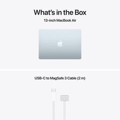 Macbook air 13.6" retina/apple m5 (cpu 10-core, gpu 10-core, neuralengine16-core)/32gb/512gb - sky blue - int kb (no adapter) - 2026  (cto from mdhh4ro/a),  Laptopuri | electropc.ro