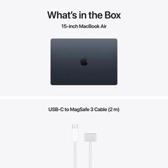 Macbook air 15.3" retina/apple m5 (cpu 10-core, gpu 10-core, neuralengine16-core)/32gb/512gb - midnight - int kb (no adapter) - 2026  (cto from mdvh4ro/a),  Laptopuri | electropc.ro