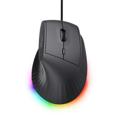 Mouse ergonomic cu fir trust gxt 145 rexxa, conectivitate usb-a, rezolutie maxima 12800 dpi, negru,  Mouse | electropc.ro