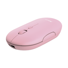 Mouse trust puck, rechargeable bluetooth, roz,  Mouse | electropc.ro