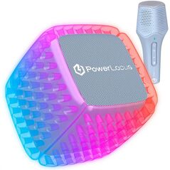 Powerlocus set boxa portabila aero bluetooth cu microfon wireless albastru (waterproof),  Instrumente muzicale de jucarie | electropc.ro