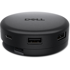 Dell pro 7-in-1 usb-c travel hub da326, connectivity technology: wired, cable length: 248mm, number of displays supported: 2, supported resolutions: 6016x3384 / 3840x2160, maximum data transfer rate: 1.25 gb/s, power delivery: 100w (dell systems), etherne,  Docking stations | electropc.ro
