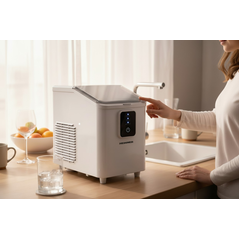 Mașină de cuburi gheață heinner frosty breeze him-dw120wh,  Aparat cuburi de gheata | electropc.ro