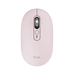 Mouse wireless trust seron hyperscroll, 7 butoane, rezolutie maxima 3200 dpi, roz,  Mouse | electropc.ro