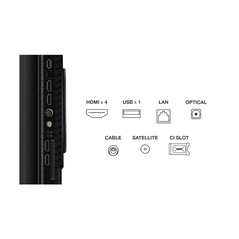 Televizor tcl qled 55p8k, 139 cm, smart google tv, 4k, clasa f,  Televizoare | electropc.ro