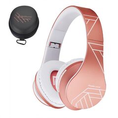 Casti bluetooth wireless over-ear powerlocus p2, rose gold,  Casti audio | electropc.ro