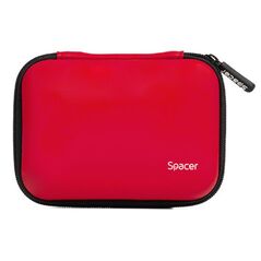 Husa spacer pentru hdd/ssd 2.5", buzunar intern plasa, rosu,  Huse telefoane | electropc.ro