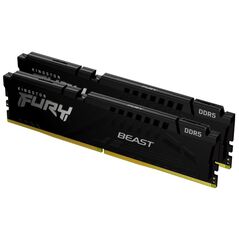 Memorie ram kingston ddr5 128gb 5600mhz cl 36 1.25v fury beast black,  Memorii RAM Desktop | electropc.ro