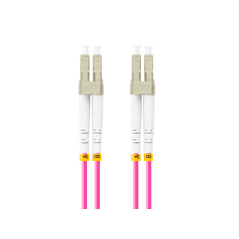 Patch cord fibră mm lc/upc-lc/upc duplex 2 m lszh om4 50/125 3,0 mm violet,  Alte accesorii retea | electropc.ro