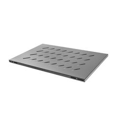 Poliță fixă pentru rack deschis 19" 800 mm, 1u / 480,5x580 mm,  max. 120 kg, negru,  Accesorii | electropc.ro