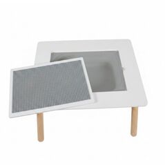 Set masuta si 2 scaune, cu spatiu de activitati, bear, u-grow,  Mobilier camera copii | electropc.ro