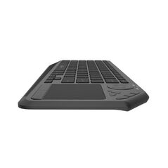 Tastatura wireless natec turbot 2,  material taste abs, numar taste 90, mecanism taste x-scissors, toucpad pentru smart tv inclus, negru,  Tastaturi | electropc.ro
