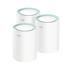 Wifi range extender cudy m1500 (3 pcs.), wifi standard: wifi 6, ports: 3 x gigabit rj45, speed 5ghz: 1201 mbps,  Routere Wireless | electropc.ro