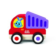 Camion gunoi, jucarie lemn,  Jocuri educative | electropc.ro