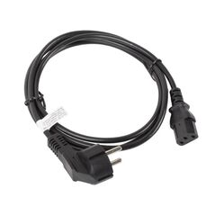 Cee 7/7->iec 320 c13 power cord 1.8m black lanberg,  Cabluri periferice | electropc.ro
