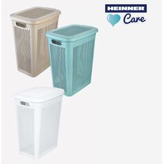 Cos pentru rufe slim din plastic, 38l mix 3 culori,  Cosuri de rufe | electropc.ro