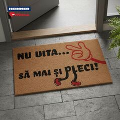 Covoras intrare cocos 60x40 cm, fun, heinner home,  Covorase intrare | electropc.ro