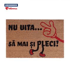 Covoras intrare cocos 60x40 cm, fun, heinner home,  Covorase intrare | electropc.ro