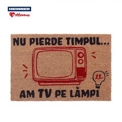 Covoras intrare cocos 60x40 cm, fun, tv,  Covorase intrare | electropc.ro