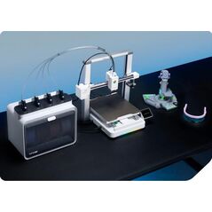 Creality sparkx i7 combo fdm 3d printer, imprimanta 3d, tehnologie fdm, volum printare: 260 × 260 × 255 mm, dimensiuni imprimanta: 470 × 423 × 456 mm, viteza printare: ≤ 500 mm/s, acuratete: 100±0.1 mm, inaltime strat: 0.05-0.3 mm, direct drive extrusion,,  Imprimante 3D | electropc.ro