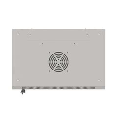 Dulap rack de perete 19", 4u, 540x350 mm, usa din sticla, gri,,  Accesorii | electropc.ro