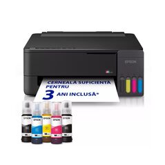 Epson l1350 ciss color inkjet printer, format: a4, color, functii: imprimare, viteza printare: 33ppm mono, 15ppm color, rezolutie printare: 5.760 x 1.440 dpi, cpacitate hartie: 100 coli, interfata: usb, wi-fi direct, dimensiuni: 361‎ x 317 x 152 mm, 3.1kg,  Imprimante Inkjet | electropc.ro