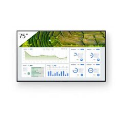 Monitor signage sony bz30l, 75", 440nit, 24/7, uhd, panel ips, d-led, 8ms, contrast static 1200:1, contrast dinamic 300000:1, mătuire 1%, android 10, stocare 16gb. miracast, chromecast built-in, airplay, apple homekit, google play store. conectivitate: wi,  Monitoare Signage | electropc.ro