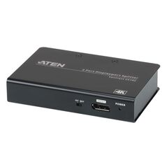 Splitter aten  vs192-at-g. video type portul: displayport, iesire video: 2x displayport. rezoluţia maximă: 4096 x 2160 pixel, culoarea produsului: negru, material carcasă: metal. tensiune ac intrare: 5 v, consum de energie (tipic): 1,185 w. lățime: 80 mm,,  Splittere audio-video | electropc.ro