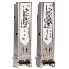 Extralink sfp 1.25g 2-pack  sfp module  1.25gbps lc/upc 850nm 550m multi mode dom,  Accesorii switch-uri | electropc.ro