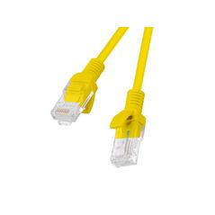 Patchcord cat.6 utp 0.5m yellow fluke passed lanberg,  Alte accesorii retea | electropc.ro