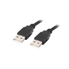 Usb-a m/m 2.0 cable 1m black lanberg,  Cabluri periferice | electropc.ro