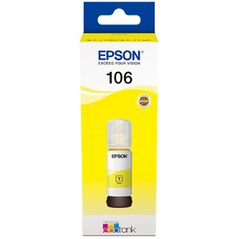 EPSON 106 ECOTANK YELLOW INK BOTTLE,  Cartuse cerneala | electropc.ro