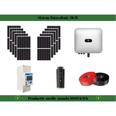 Kit sistem fotovoltaic monofazat 3kw  kit-sistem-fotovoltaic-3kw