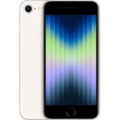 Apple iphone se 3 5g (2022) 4.7" 128gb starlight (white) (no adapter & headphones),  Telefoane mobile | electropc.ro