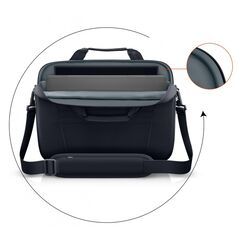 Dell ecoloop pro slim briefcase 15, color: black, laptop compatibility: fits most laptops with screen sizes up to 15.6" (excluding dell g series gaming, alienware and dell rugged laptop series, max laptop dimension: 360 x 255 x 25 mm), features:  made wit  460-BDQQ