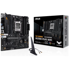 Placa de baza asus tuf gaming a620m-plus wifi am5, 4x ddr5, 2x displayport, 1x hdmi, 1x pcie x16, 2x pcie x1, 2x m.2, 4x sata 6gbps, wifi 6, matx,  Placi de baza | electropc.ro