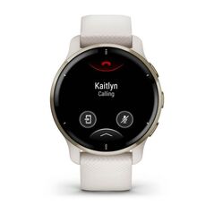 Ceas garmin smartwatch venu 2 plus stainless steel bezel, ivory + cream gold,  SmartWatch-uri | electropc.ro