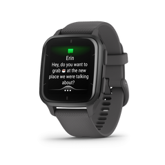Ceas smartwatch garmin venu sq2 slate bezel shadow gray, silicone band 20mm, nfc, gps, 5 atm water proof,  SmartWatch-uri | electropc.ro