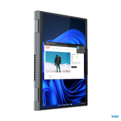 Laptop lenovo thinkpad x1 yoga gen 7, 14" wuxga (1920x1200) low power ips 400nits anti-glare, touch, intel core i7-1260p, 12c (4p + 8e) / 16t, p-core 2.1 / 4.7ghz, e-core 1.5 / 3.4ghz, 18mb, video integrated intel iris xe graphics, ram 16gb soldered lpddr,  Laptopuri | electropc.ro