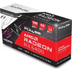Placa video sapphire radeon rx 6400 pulse, 4gb gddr6, 64-bit,  Placi video | electropc.ro