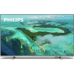 Smart tv philips  43pus7657/12 (model 2022) 43"(108cm), led 4k, silver, flat, saphi, mirroring ios/android, pixel precise ultra hd, hdr10+/hlg/dolby vision, 60 hz, dvb-t/t2/t2-hd/c/s/s2, 20 w, wi-fi,  2xusb, 1xrj-45, ci+ slot, 3xhdmi, 1xdigital optical ou,  Televizoare | electropc.ro