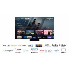 Televizor tcl qled 55c845, 140 cm (55"), smart google tv, 4k,  Televizoare | electropc.ro