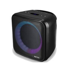Boxa portabila akai abts-s6, bluetooth 5.0, putere reala 20w, radio fm, functie karaoke, lumini dinamice, telecomanda, intrare microfon, difuzor 6.5", tripod pentru sustinere,  Sisteme audio | electropc.ro