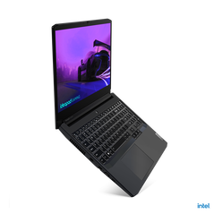 Laptop gaming lenovo ideapad gaming 3 15ihu6, 15.6" full hd, ips, 120 hz, intel core i5-11320h (4c / 8t, 3.2 / 4.5ghz, 8mb), 16gb, 512 gb, rtx 3050 ti, free dos, shadow black, 2-year, depot,  Laptopuri | electropc.ro
