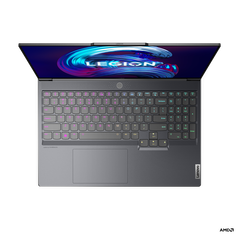 Laptop gaming lenovo legion 7 16arha7, 16" wqxga, ips, 165 hz, amd ryzen 7 6800h (8c / 16t, 3.2 / 4.7ghz, 4mb l2 / 16mb l3), 16gb, 512 gb, amd radeon rx 6700m, free dos, storm grey, 3y premium care with onsite upgrade,  Laptopuri | electropc.ro