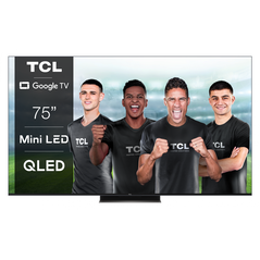 Televizor tcl qled 75c835, 189 cm (75"), smart google tv, 4k, 144 hz,  Televizoare | electropc.ro
